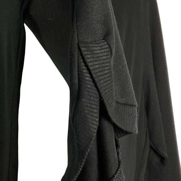 NWT GAP Long-sleeve Soft-spun Raglan Black Crewneck Sweater, Women's XL - Picture 4 of 11